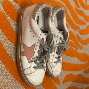 Golden Goose Hi star , pink star, size 36